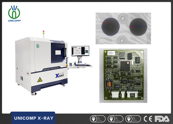 90kv এক্স রে মেশিন উচ্চ রেজোলিউশন Unicomp AX7900 সঙ্গে 5um টিউব জন্য BGA বন্ডিং তারের বাঁক পরীক্ষা