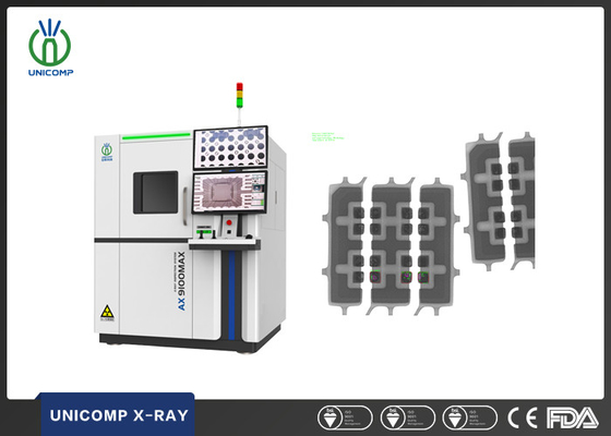 আইসি কার্ভারেজ পরিমাপ Unicomp AX9100MAX এক্স-রে মেশিন 84μm পিক্সেল আকার এবং 60° কুলিং কোণ সঙ্গে