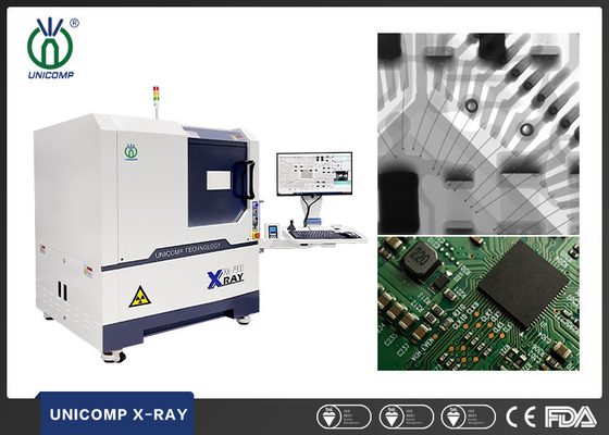 SMT PCBA BGA পরিদর্শনের জন্য Unicomp AX7900 PCB X Ray মেশিন উচ্চ রেজোলিউশন FPD