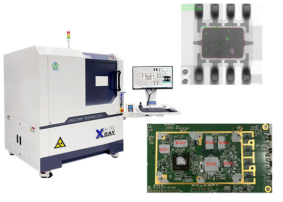 IC এবং BGA সোল্ডারিং বলের জন্য 90kV অফ-লাইন PCB এক্স-রে মেশিন Unicomp AX7900