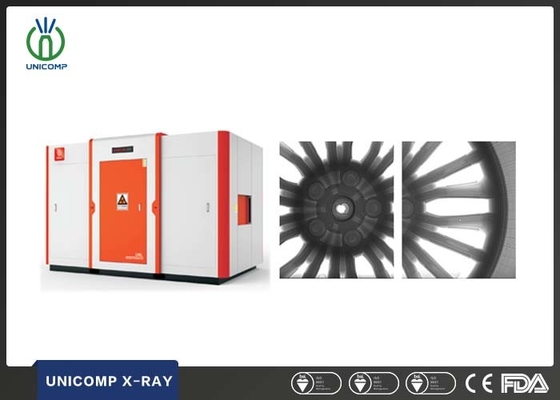 পৃথক এক্স-রে টিউব টাইপ 6000 কেজি ইউএনএল সিরিজ এনডিটি এক্স-রে মেশিনের জন্য হুইল হাব পরিদর্শন DR