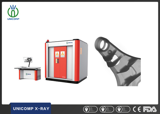 225 কেভি ভোল্টেজ ইউনিকম্প ইউএনসি 320 গাড়ির ব্র্যাকেটের অভ্যন্তরীণ ত্রুটি সনাক্তকরণের জন্য এক্স-রে 7500 কেজি মেশিনের ওজন
