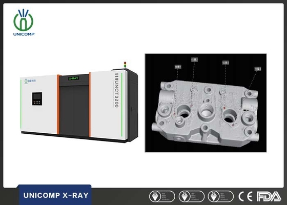 ইউনিকম্প UNCT3200 320kV ইন্ডাস্ট্রিয়াল সিটি সিস্টেম ইঞ্জিন ব্লেড পরিদর্শনের জন্য