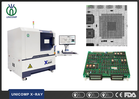 সেমিকন্ডাক্টরের জন্য PCBA BGA LED QFN X Ray স্ক্যানিং মেশিন Unicomp AX7900