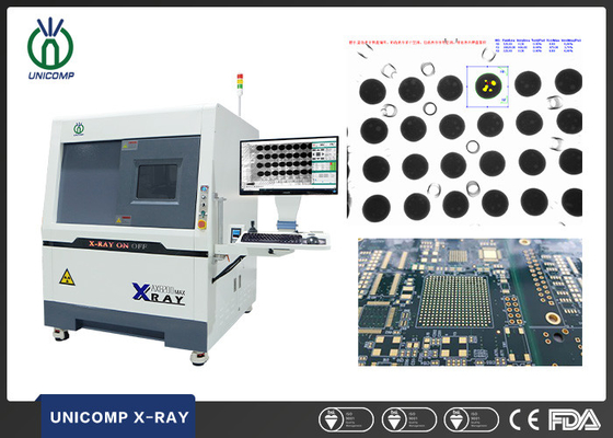 SMT BGA QFN Voids এর জন্য 5um 90kV এক্স রে স্ক্যানার মেশিন Unicomp AX8200MAX
