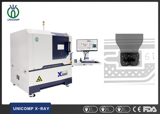 CNC ম্যাপিং IPC610 স্ট্যান্ডার্ড সহ Unicomp AX7900 SMT EMS X Ray মেশিন
